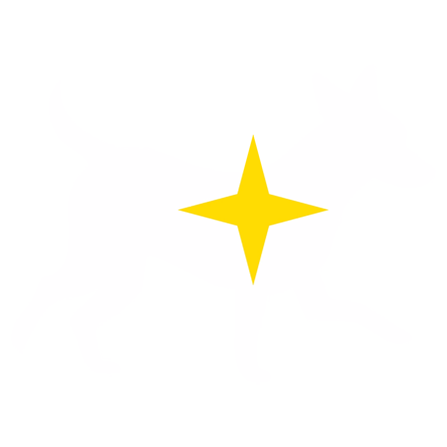 Dog icon representing balanced energy