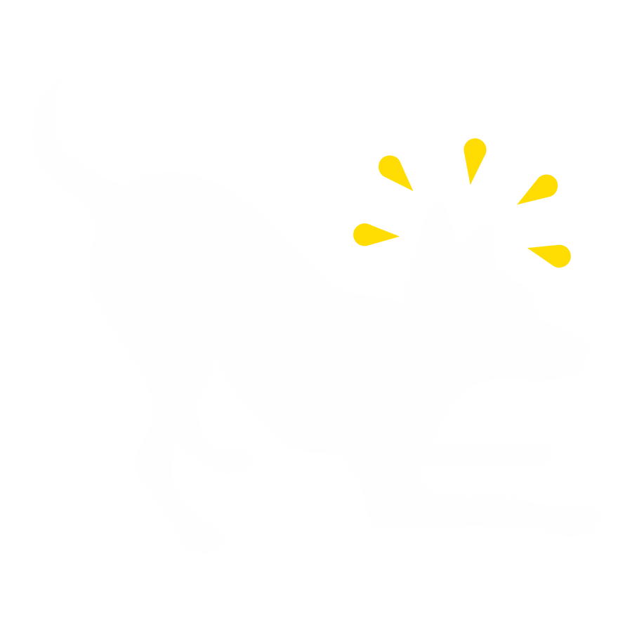 Dog icon representing an active mind
