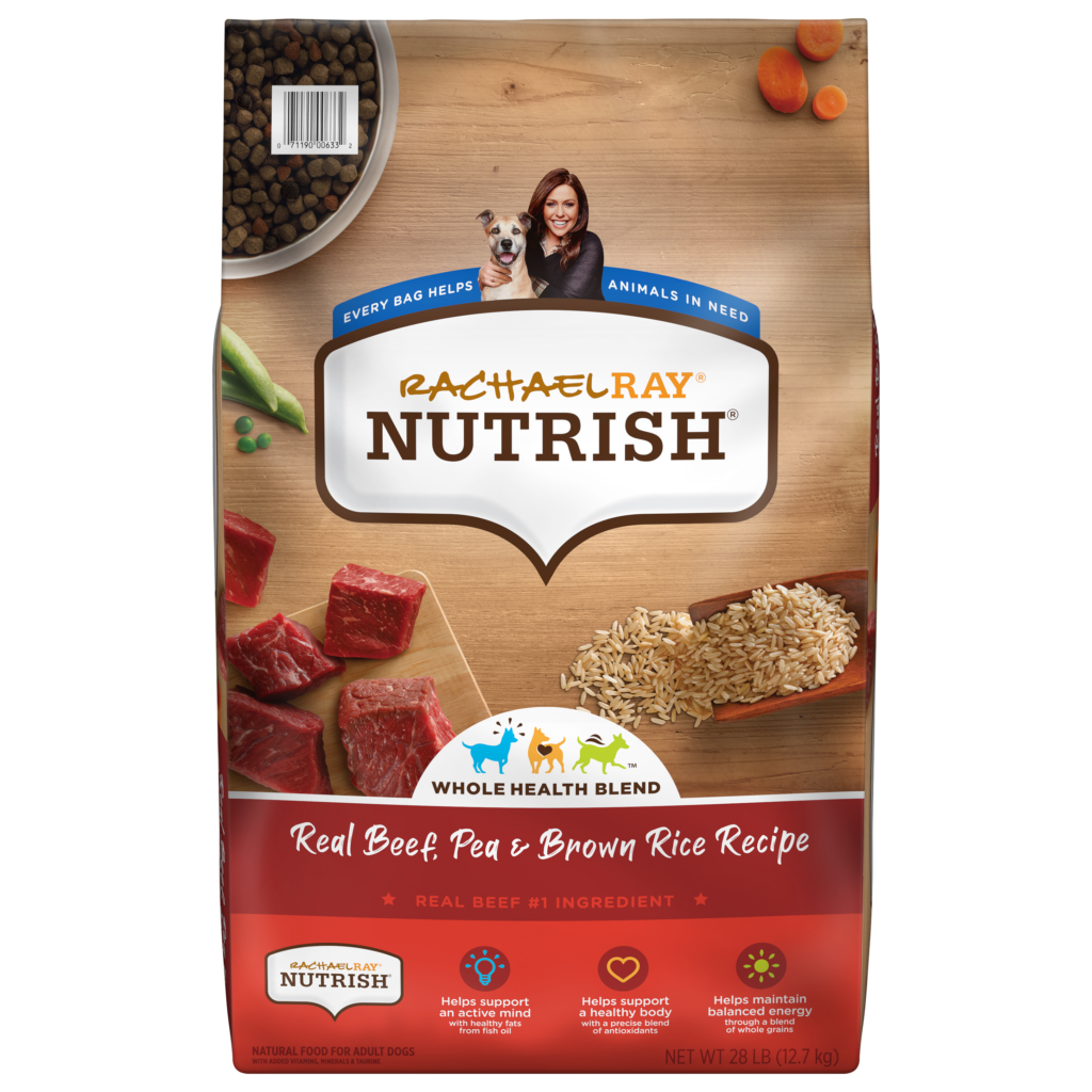 Nutrish Whole Health Blend Beef Pea Brown Rice Dry Dog Food